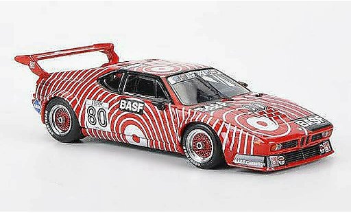 Bmw M1 1980 1/43 Minichamps No.80 Team GS Sport BASF H.J.pi&Atilde;&uml;ce Serie miniature