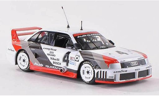 Audi 90 quattro course 1/43 Minichamps No.4 of America H.J.pi&Atilde;&uml;ce IMSA GT 200 Miles Mid-Ohio 1989 H.J.pi&Atilde;&uml;ce Collection miniature