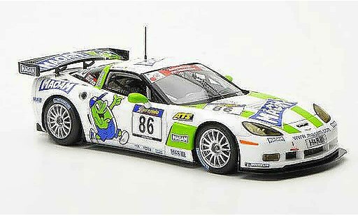 Chevrolet Corvette Z06 1/43 Minichamps C6 Callaway Z06R GT3 No.86 Maoam J.Hohenadel / L.D.Arnold VLN 2010 miniature