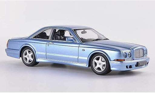 Bentley Continental T 1/43 Minichamps bleu RHD 1996 miniature