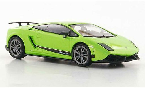 Lamborghini Gallardo LP570-4 1/43 Minichamps Superleggera verte 2010 miniature