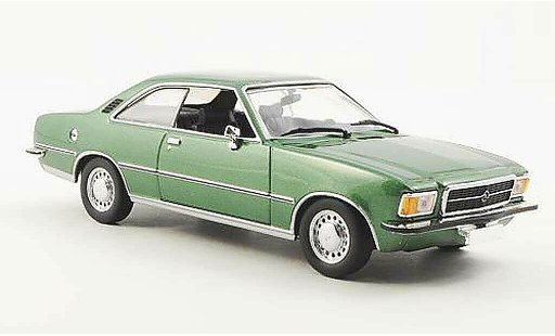 Opel Rekord D 1/43 Minichamps Coupe verte 1975 miniature