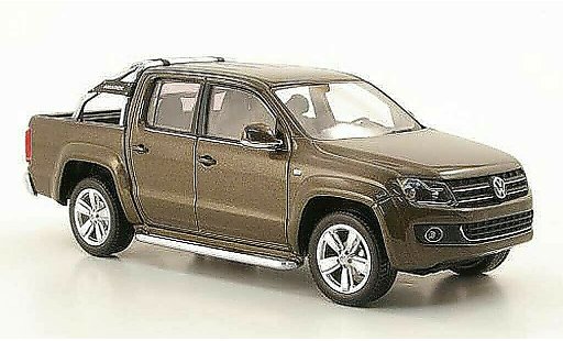 Volkswagen Amarok Base 1/43 Minichamps marron 2009 miniature