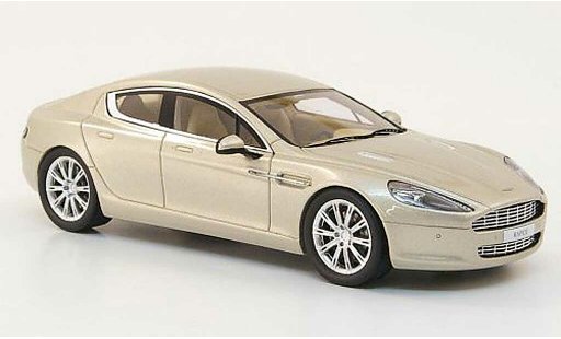 Aston Martin Rapide berline 1/43 Minichamps beige Autosalon Genf 2010 miniature