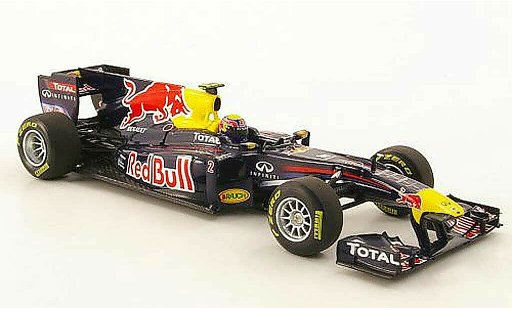 Renault F1 2011 1/43 Minichamps Red Bull No.2 M.Webber Prasentation miniature
