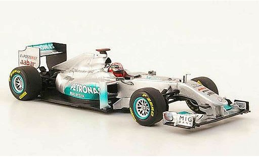 Mercedes F1 2011 1/43 Minichamps GP No.7 Petronas M.Schumacher Showcar miniature