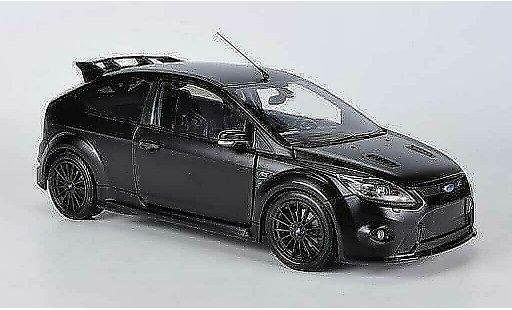 Ford Focus RS 500 1/18 Minichamps mat noire 2010 miniature