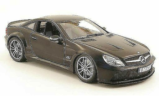 Mercedes Classe SL 65 1/18 Minichamps amg (r230) noire series matnoire 2009 miniature