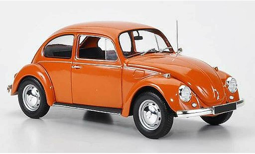 Volkswagen Kafer Base 1/18 Minichamps 1200 orange 1972 miniature