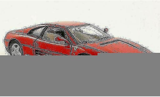 Ferrari 348 TB 1/18 Hot Wheels Elite rouge 1989 miniature