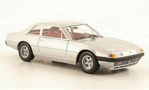 Ferrari 365 GT4 2+2 1/43 Hot Wheels Elite grise (Elite) miniature