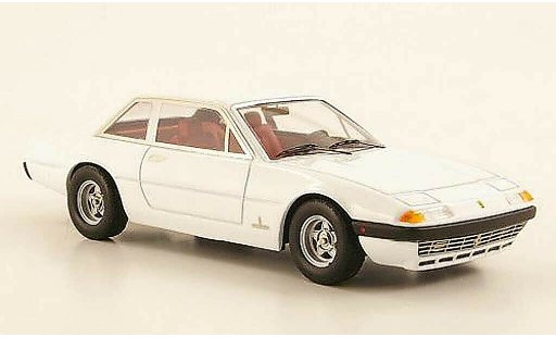 Ferrari 365 GT4 2+2 1/43 Hot Wheels Elite blanche (Elite) miniature