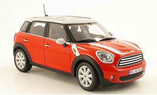 Mini Countryman Base 1/18 Norev rouge/grise 2010 miniature