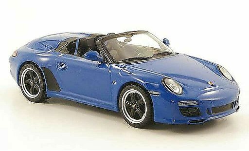 Porsche 911 S 1/43 Minichamps Speedster (II) bleu 2010 miniature