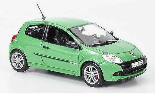 Renault Clio 3 RS 1/43 Norev verte 2009 miniature