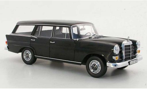 Mercedes 200 Base 1/18 Norev (W110) Universal noire 1968 miniature