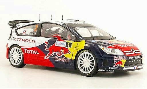 Citroen C4 WRC 2010 1/18 Norev No.1 Total / Red Bull S.Loeb / D.Elena Rally d'Alsace miniature