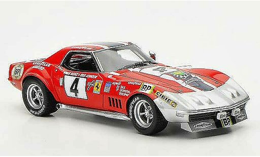 Chevrolet Corvette course 1/43 TrueScale Miniatures C3 No.4 NART D.Heinz / B.Johnson 24h Le Mans 1972 miniature