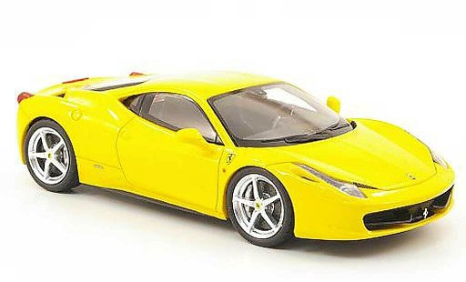 Ferrari 458 Italia 1/43 Fujimi jaune 2010 miniature