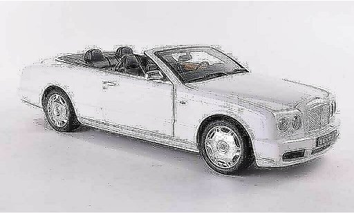 Bentley Azure cabriolet 1/18 Minichamps blanche LHD 2006 miniature
