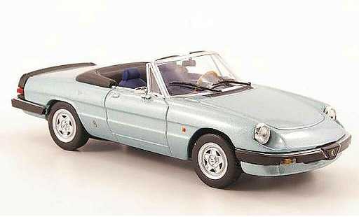 Alfa Romeo Spider Duetto 2000 1/43 Minichamps 1983 2.0 grise verte miniature