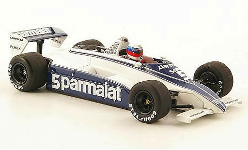 Ford F1 1981 1/43 Minichamps Brabham BT49C No.5 Parmalat Test Paul Ricard miniature