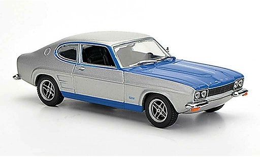 Ford Capri RS 2600 1/43 Minichamps MKI grise/bleu 1972 miniature