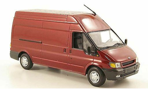 Ford Transit Kastenwagen 1/43 Minichamps fourgon Hochtoit rouge 2000 miniature