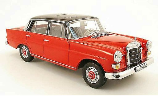 Mercedes 200 Base 1/18 Norev (w110) rouge/noir 1966 miniature