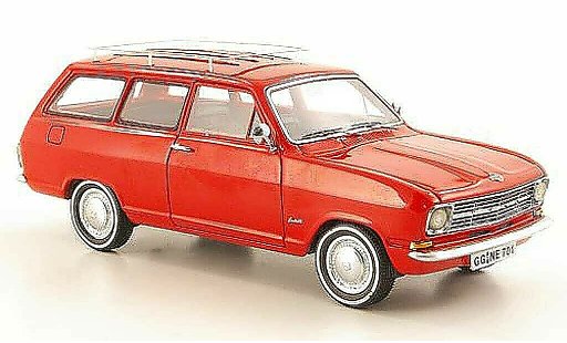 Opel Kadett B B 1/43 Neo Caravan rouge 1971 miniature