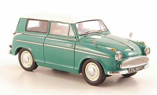 Lloyd Alexander Kombi 1/43 Neo Break verte/blanche 1958 miniature