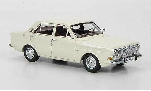 Ford Taunus 12M 1/43 Neo P6 Berline blanche 4-portes miniature