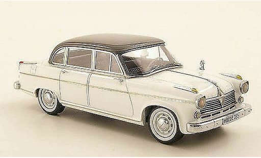 Borgward Hansa 2400 pullman 1/43 Neo blanche/grise 1955 miniature