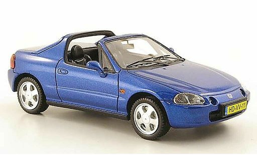 Honda CRX del Sol 1/43 Neo bleu 1992 miniature