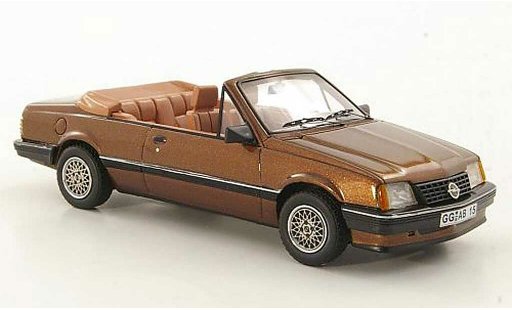 Opel Ascona C C 1/43 Neo Cabriolet marron 1987 miniature