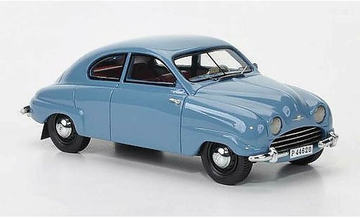 Saab 92B Base 1/43 Neo gris-bleu 1952 miniature