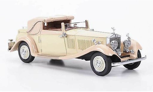 Rolls Royce Phantom 1934 1/43 Neo II Owen Sedanca Coupe J. Gurnney Nutting & Co. beige/beige miniature