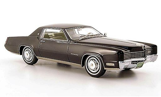 Cadillac Eldorado Coupe 1/43 Neo 2-portes noire 1967 miniature