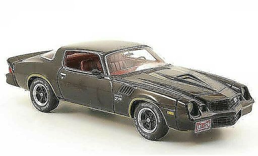 Chevrolet Camaro Z28 1/43 Neo Z 28 noire avec golden bandes 1978 miniature