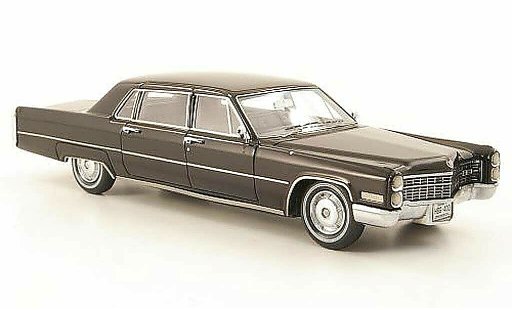 Cadillac Fleetwood Series 75 1/43 Neo 1966 noire miniature