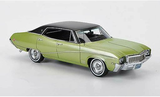 Buick Skylark Sedan 1/43 Neo verte/matnoire 1968 miniature