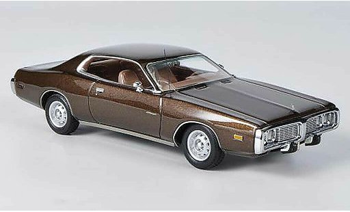 Dodge Charger 1973 1/43 Neo marron miniature