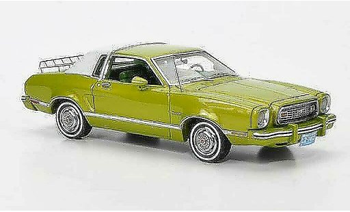 Ford Mustang Ghia 1/43 Neo II verte/blanche miniature