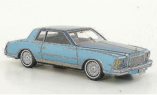 Chevrolet Monte Carlo Coupe 1/43 Neo bleu/bleu 1978 miniature