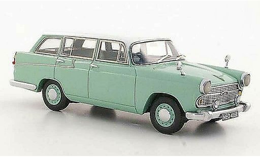 Austin A60 countryman 1/43 Neo Cambridge gris-vert/blanche RHD 1966 miniature