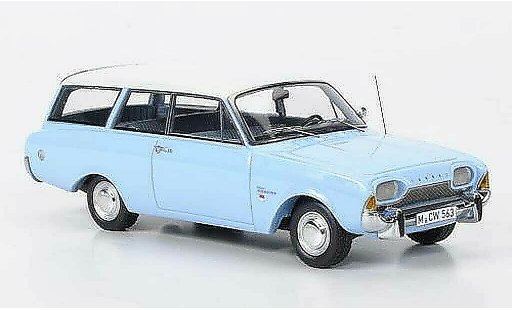 Ford Taunus 17M P3 1/43 Neo Turnier bleu/blanche limit&Atilde;&copy;e edition miniature