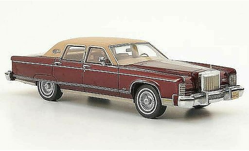 Lincoln Continental 1977 1/43 American Excellence rouge/marron lim. Aufl. 500 miniature