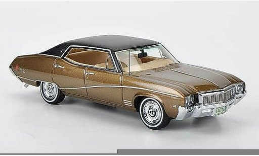 Buick Skylark Sedan 1/43 American Excellence marron/matnoire limit&Atilde;&copy;e edition 1968 miniature