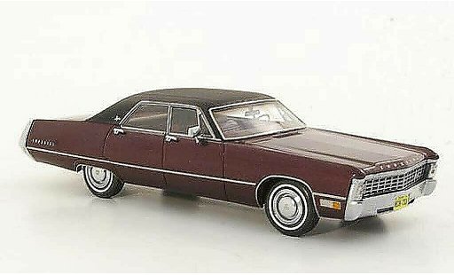 Imperial Le Baron Edition Limit&Atilde;&copy;e 1/43 American Excellence rouge/noire 1971 miniature