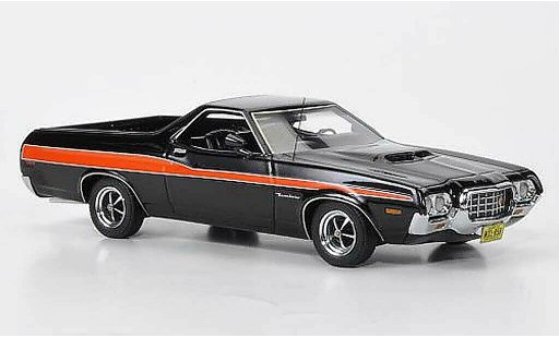 Ford Ranchero GT 1/43 American Excellence noire/orange limit&Atilde;&copy;e edition 1972 miniature